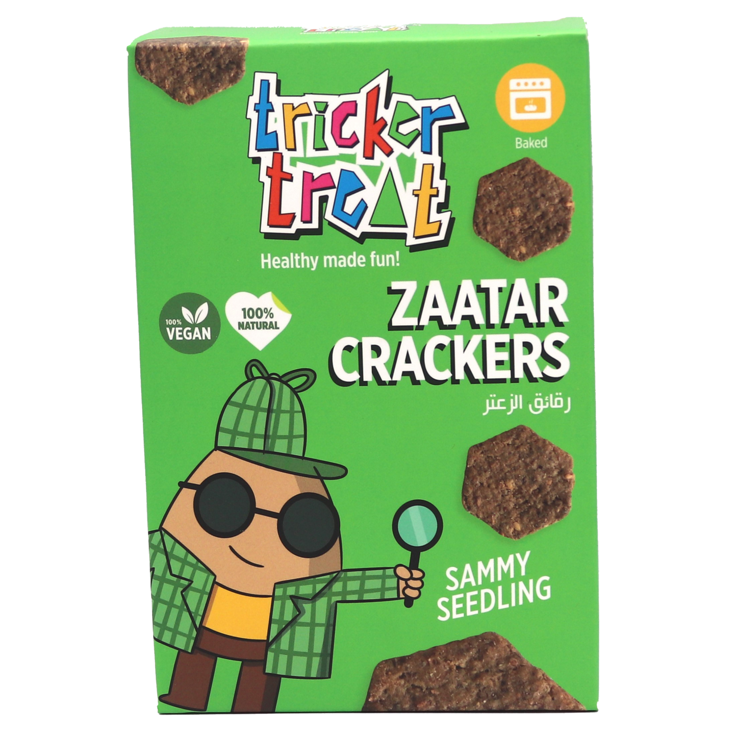 Tricker Treat Zaatar Crackers 100G
