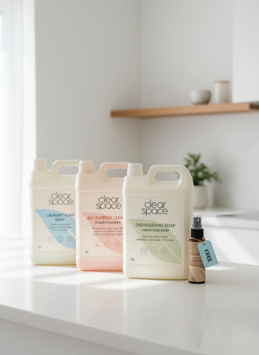Clear Space - Home Hero + Free Mist