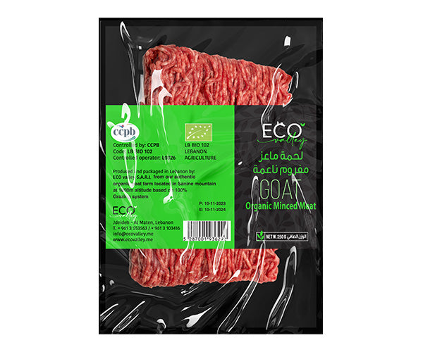 Eco Valley - Organic Goat Minced Meat Fine - 500g