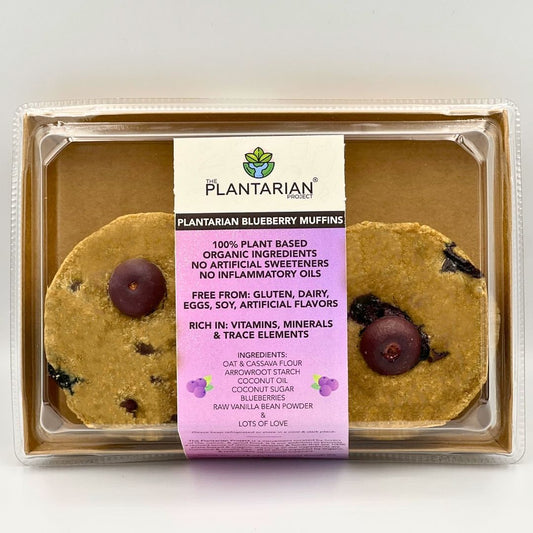 The Plantarian Project - Plantarian Blueberry Muffins