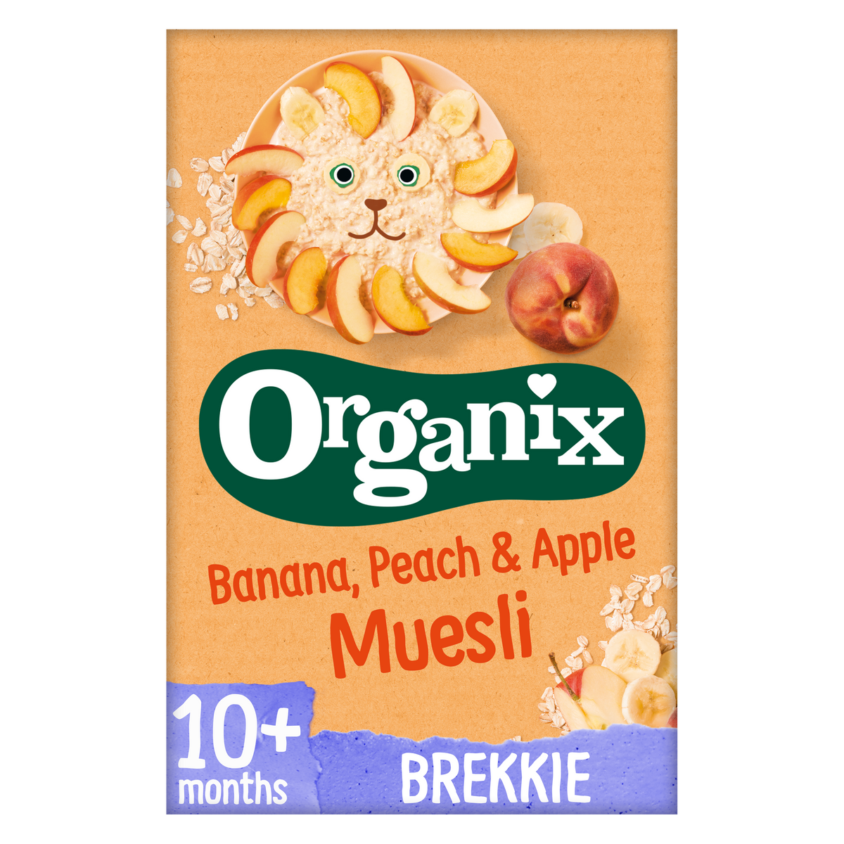 Organix Banana Peach&Apple Muesli 200G