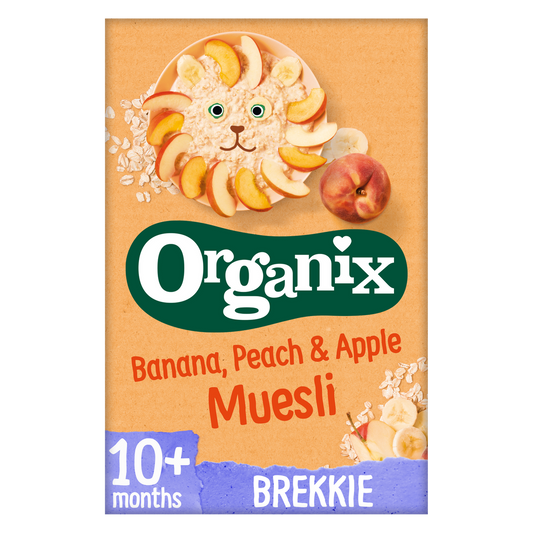 Organix Banana Peach&Apple Muesli 200G