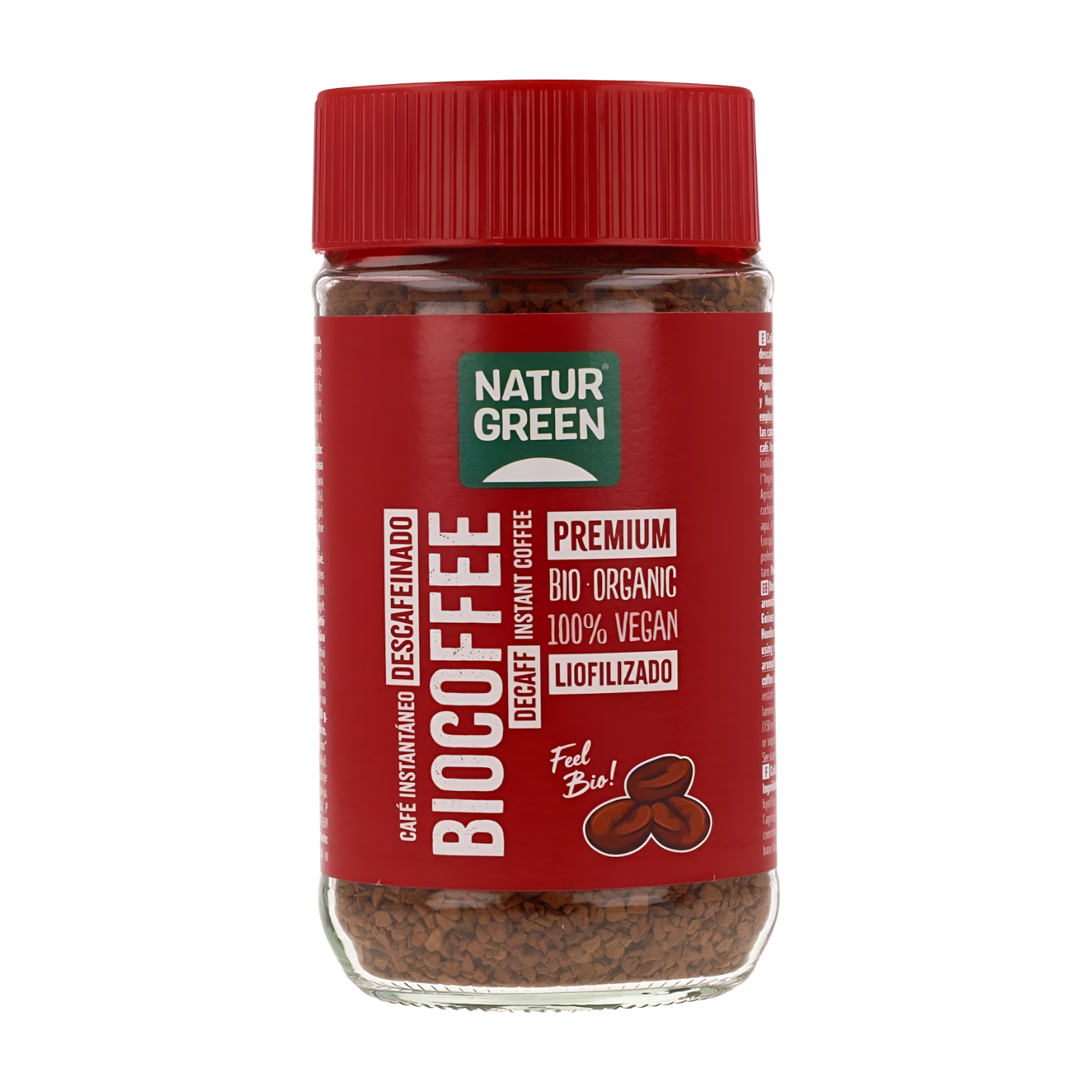 NaturGreen Biocoffee Organic Decaffeinated Instant