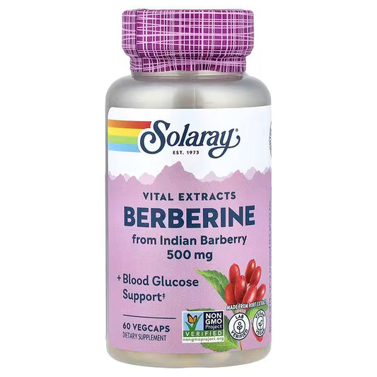 Solaray Berberine - 500mg, 60 Veg Caps