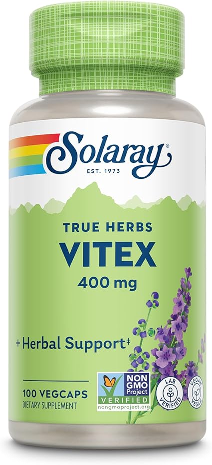 Solaray Vitex Chasteberry Agnus Castus - 400mg, 100 Veg Caps
