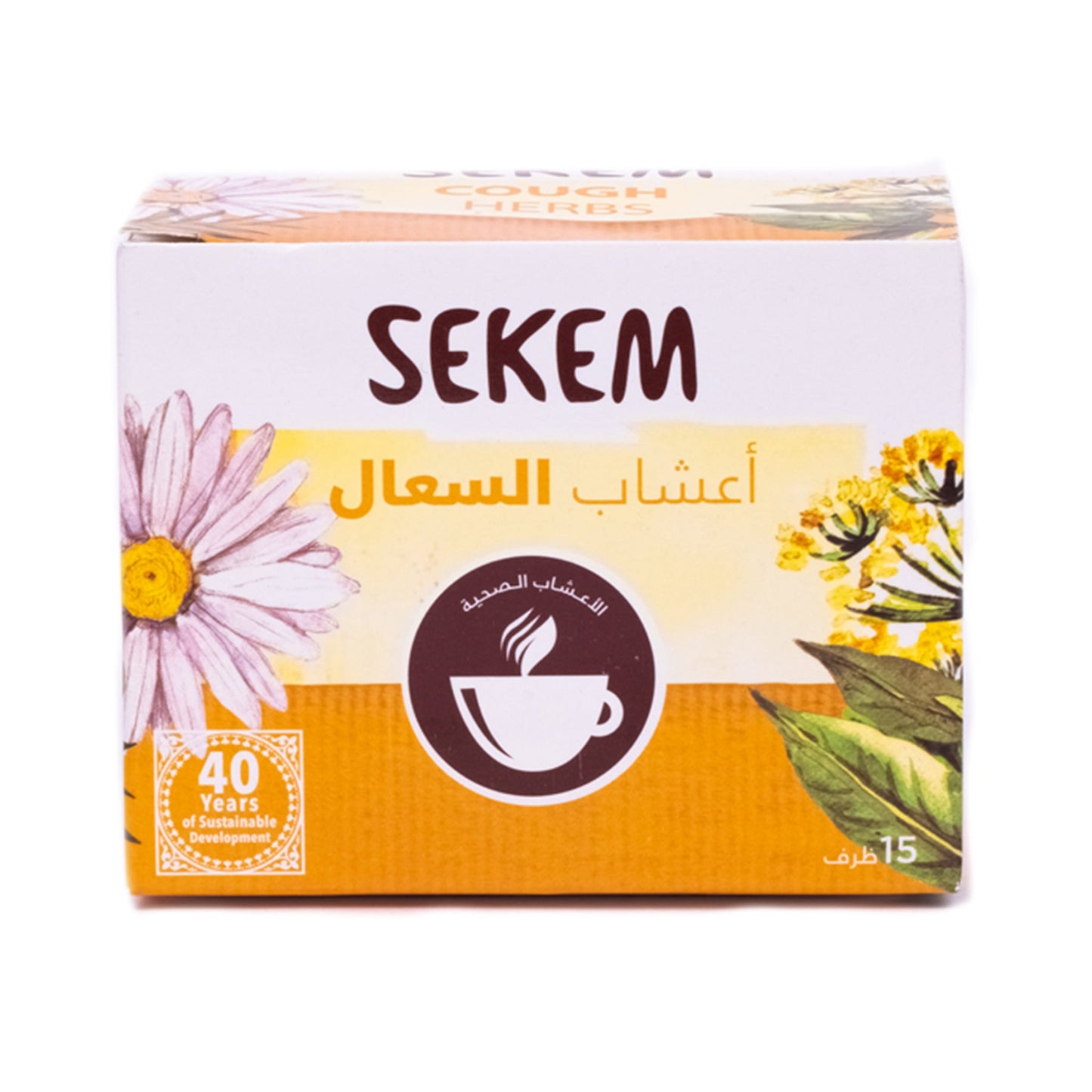 SEKEM Cough Herbal Tea – 15 Envelopes
