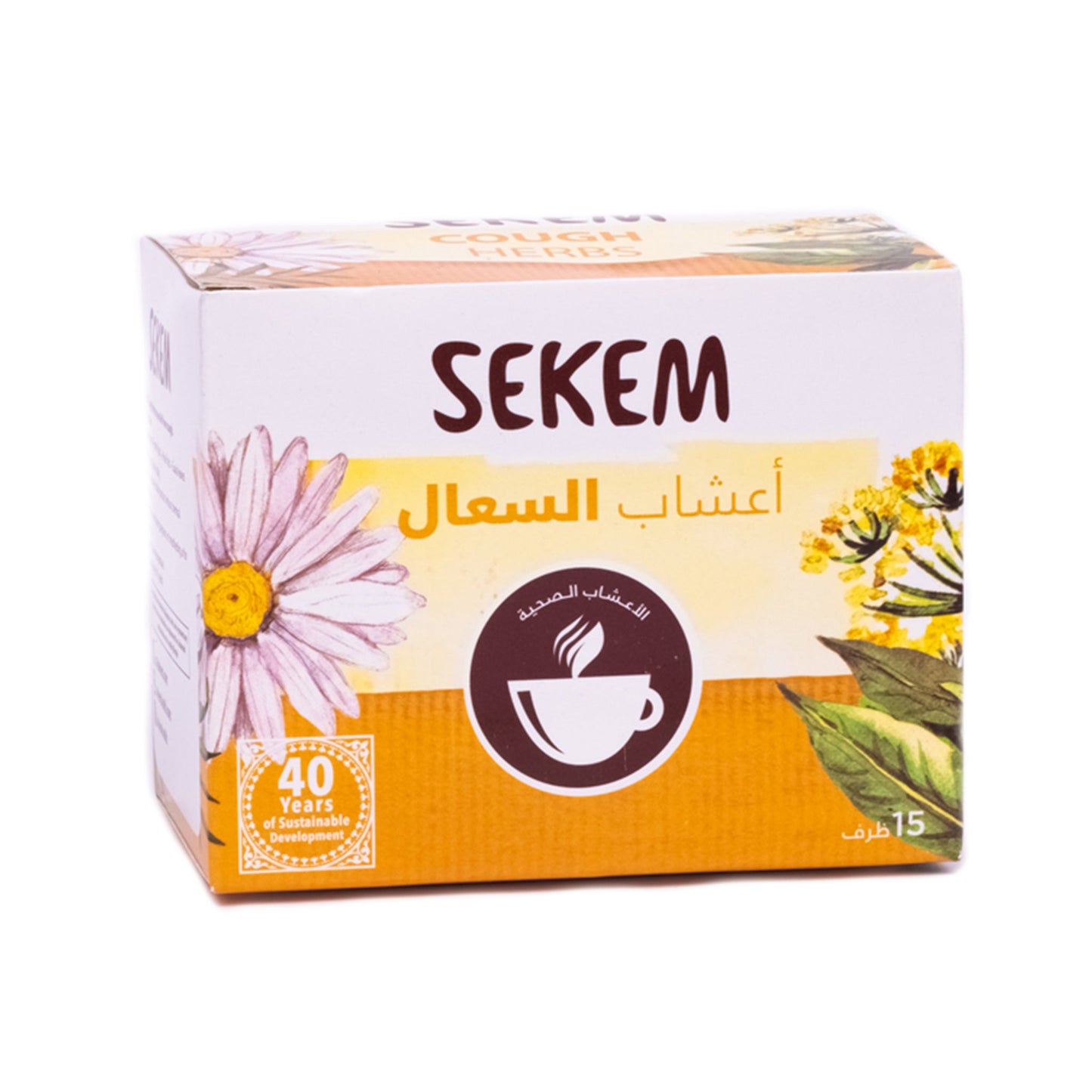 SEKEM Cough Herbal Tea – 15 Envelopes
