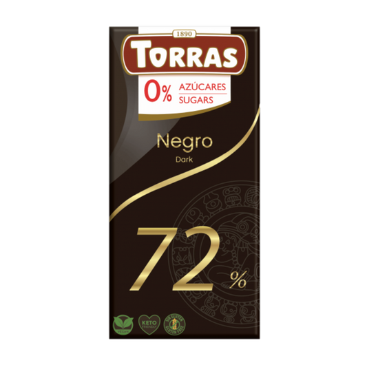 Sugar Free 72% Dark Chocolate
