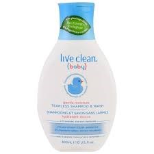 Live Clean Baby Tearless Shampoo & Wash 300Ml