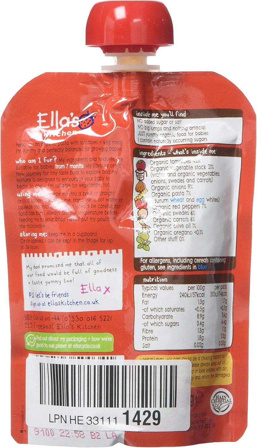 Ella's Kitchen Tomato-y Pasta