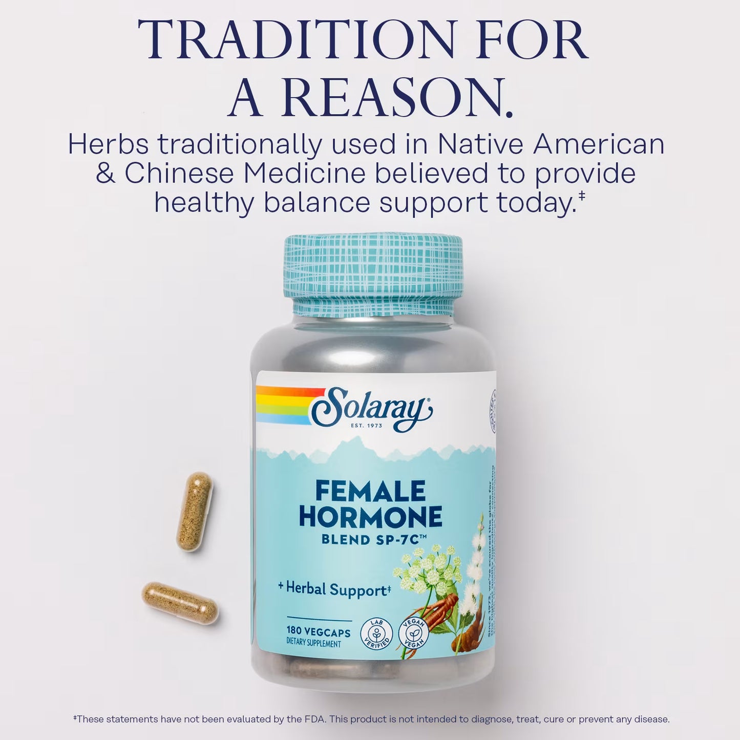 Solaray Female Hormone Blend SP-7C - 180 Veg Caps
