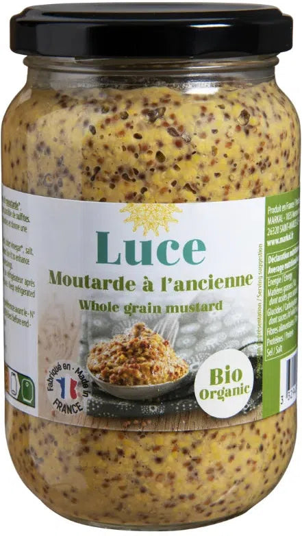 Luce Organic Moutarde a L'Ancienne/ Mustard A L’Ancienne 350g