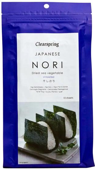 Clearspring Nori Untoasted Sheets 25g