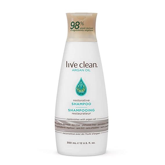 Live Clean Exotic Nectar Argan Oil Restorative Shampoo 350Ml