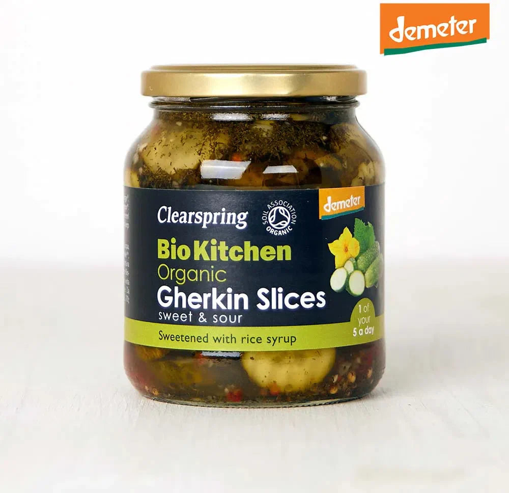 Cleasrspring Gherkin Slices (Sweet & Sour) 350g