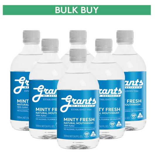 Bulk Buy – 6x Minty Fresh Natural Mouthwash – 500ml