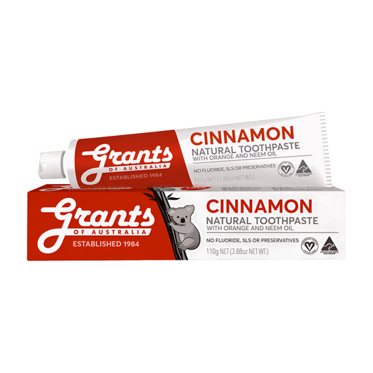 Grants Natural No Fluoride Cinnamon Toothpaste