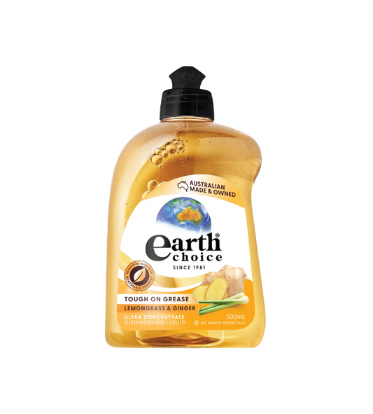 EARTH CHOICE LEMONGRASS- GINGER DISHWASHING 500ML.