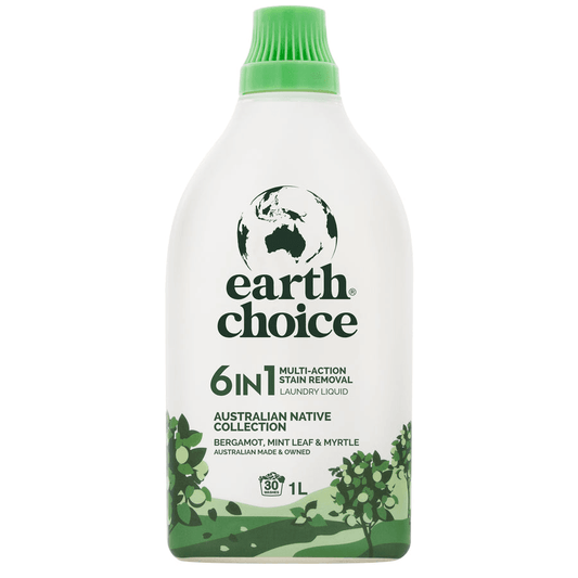 Earth Choice 6 in1 Laundry Liquid Bergamot, Mint Leaf & Myrtle 1L