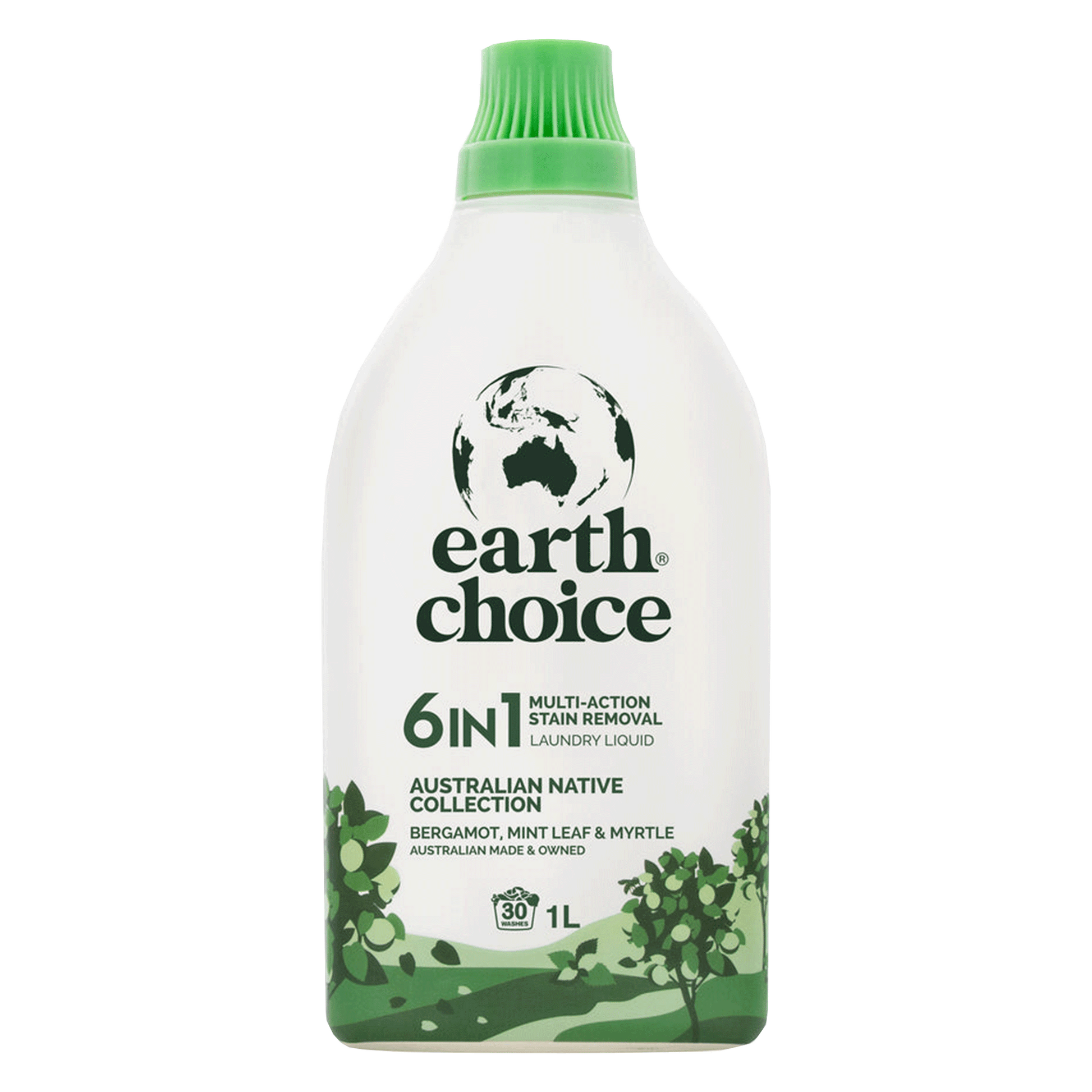 Earth Choice 6in1 Laundry Liquid Bergamot, Mint Leaf & Myrtle
