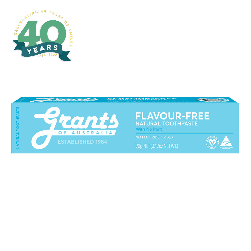 Flavour Free Natural Toothpaste – Fluoride Free – 90g
