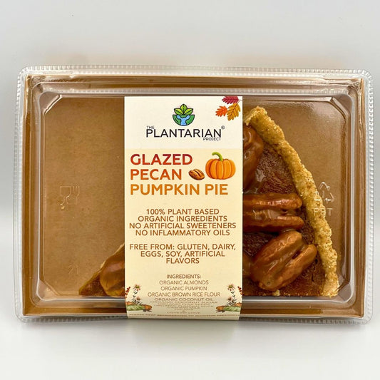The Plantarian Project - Glazed Pecan Pumpkin Pie