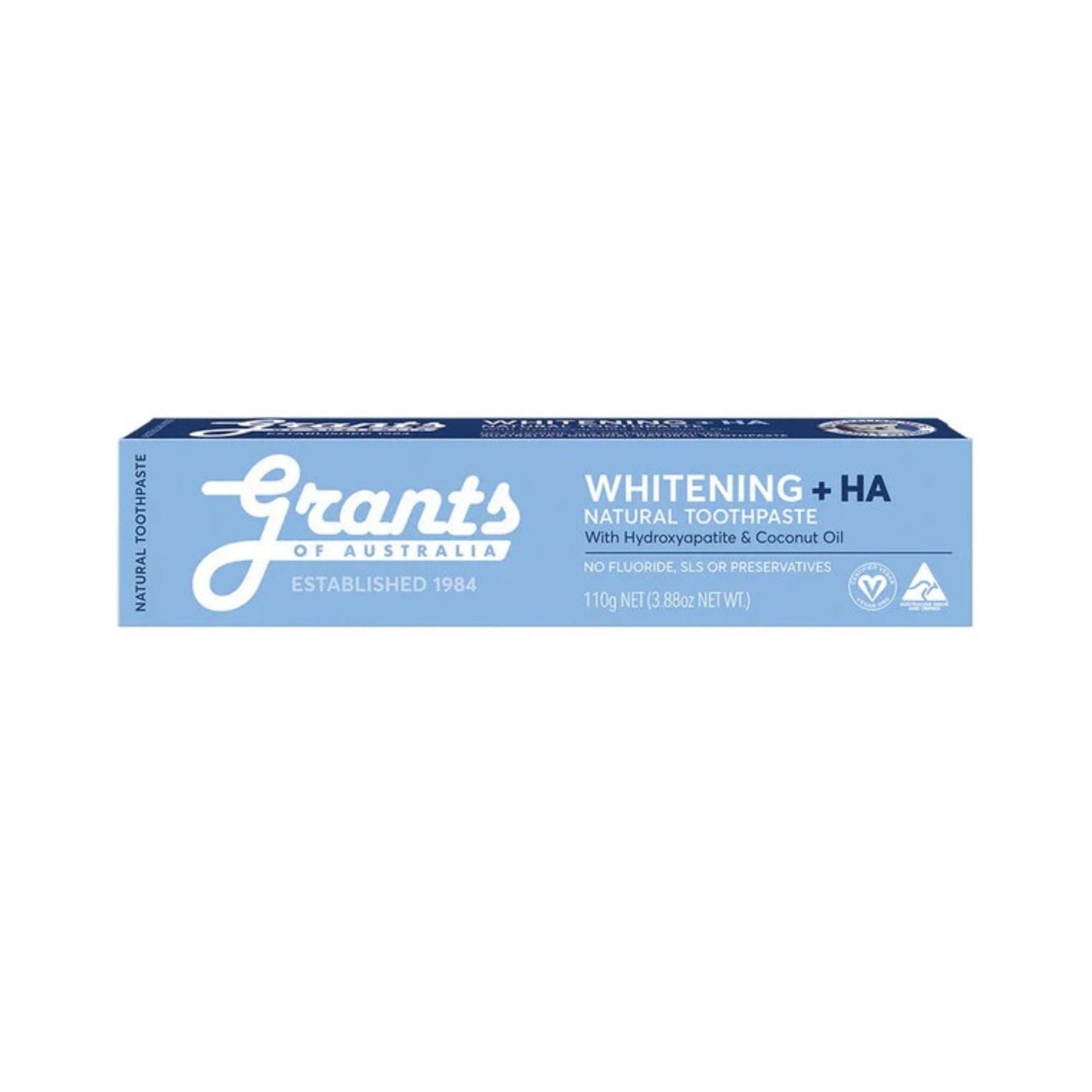 Grants Whitening With Hydroxyapatite & Coconut Oil Natural Toothpaste