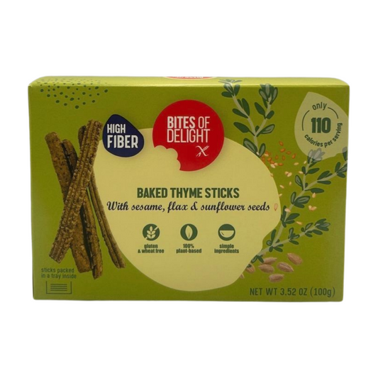 Bites Of Delight Thyme Sticks Glutenfree & Vegan 80G