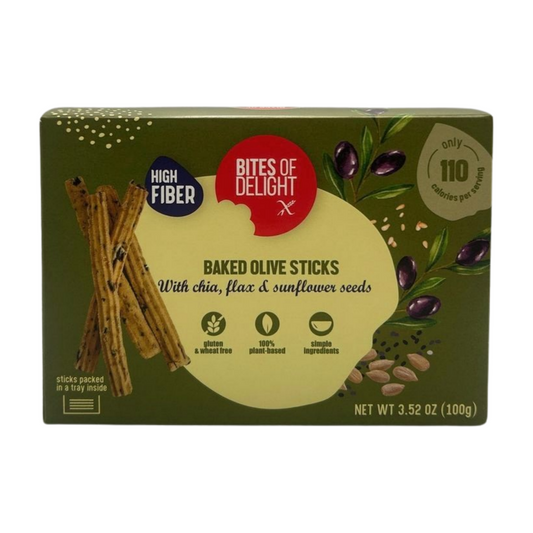 Bites Of Delight Olive Sticks Glutenfree & Vegan 80G