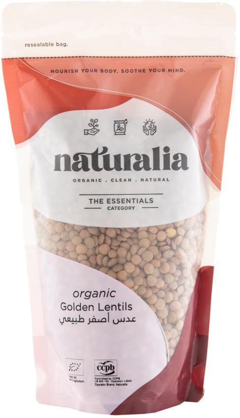 Organic Golden Lentils 500g