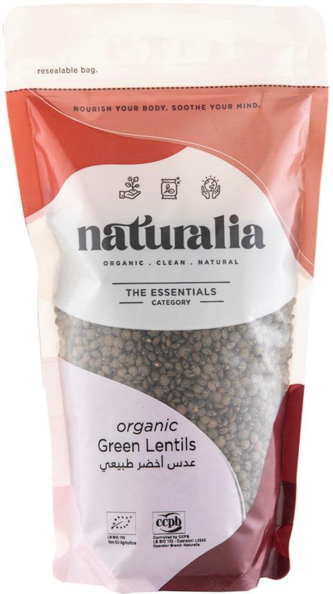 Organic Green Lentils 500g