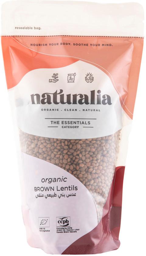 Organic Brown Lentils 500g
