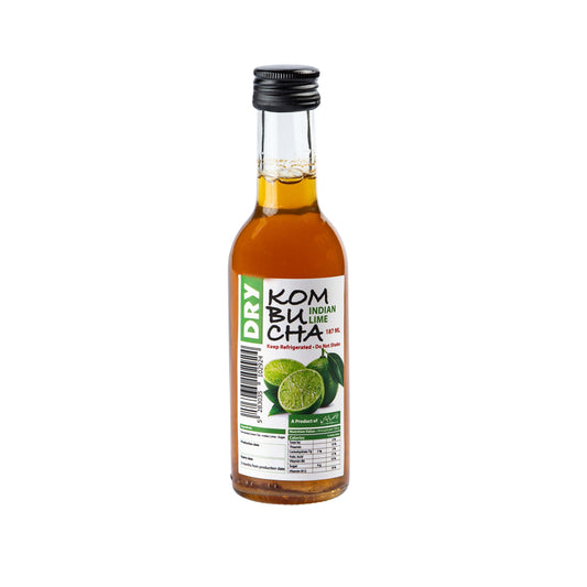 Dry & Raw - Kombucha Green Tea – Indian Lime 187 ml