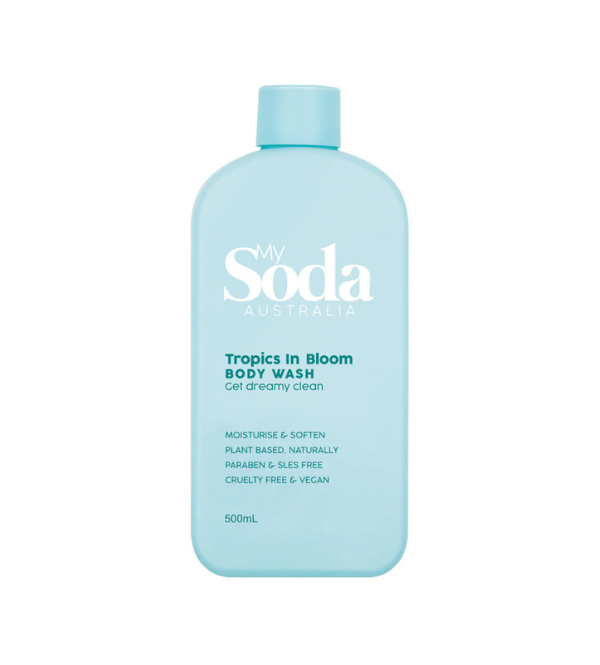 MY SODA TROPICS IN BLOOM BODY WASH 500ML.