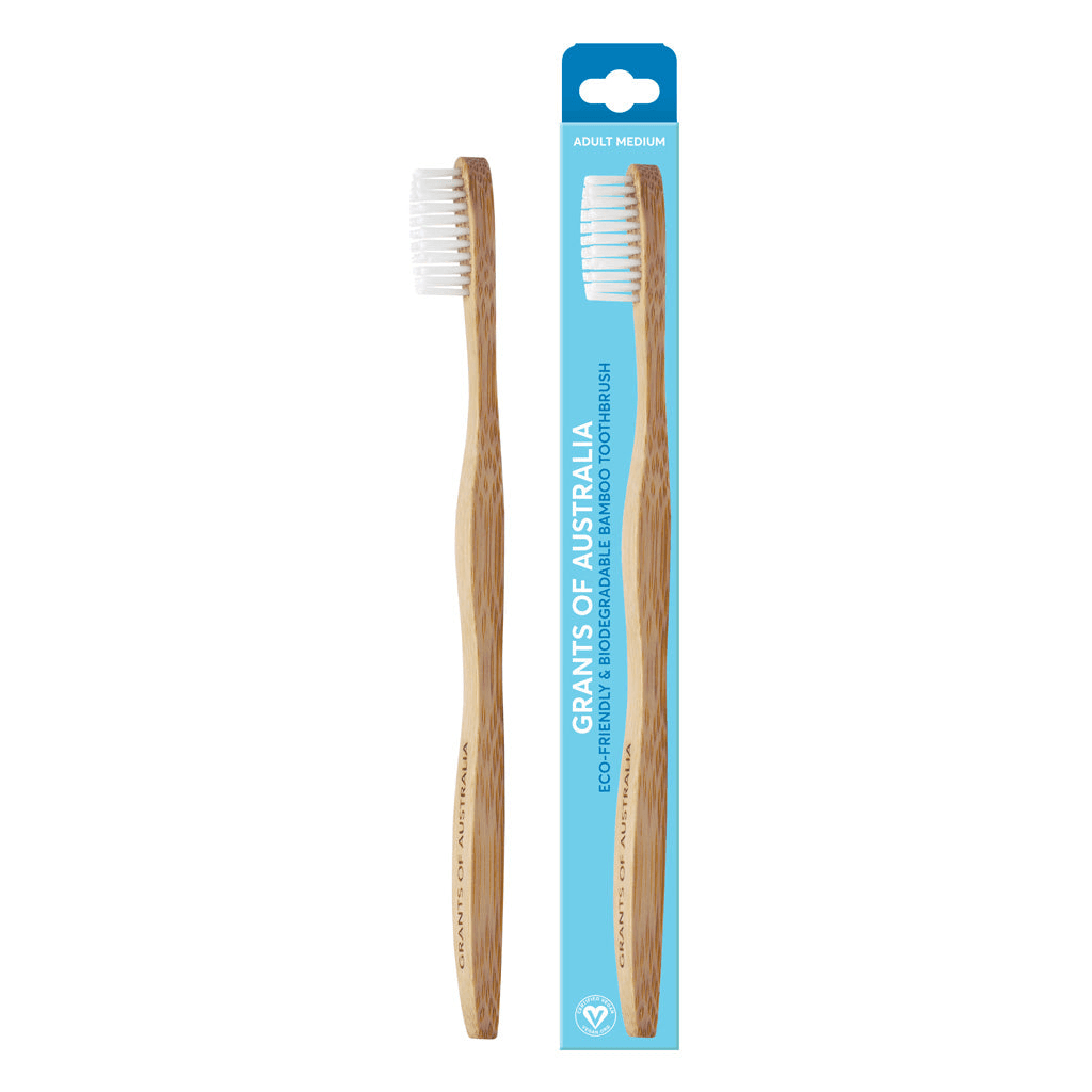 Adult Bamboo Toothbrush – Medium