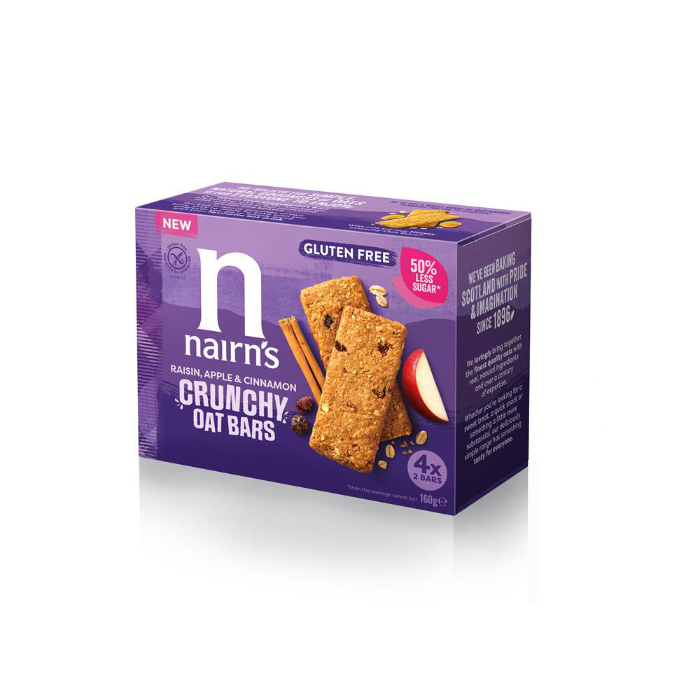 Nairn'S Gf Raisin,Apple & Honey Oat Bar 160G