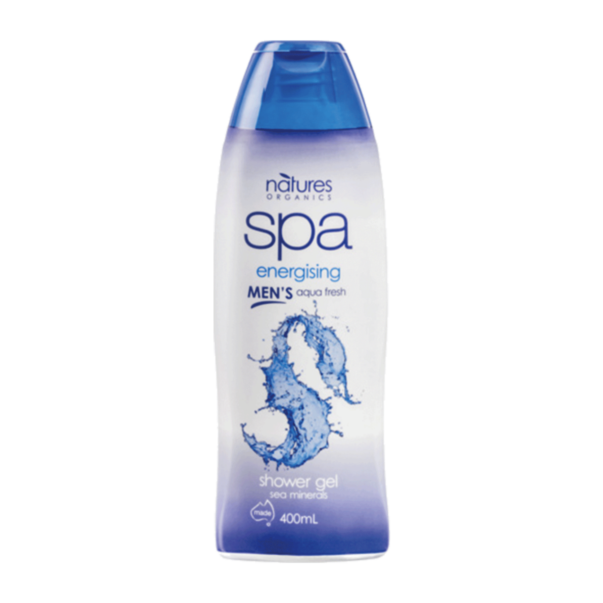 Natures Organics Spa Men's Energising Aqua Fresh Shower Gel