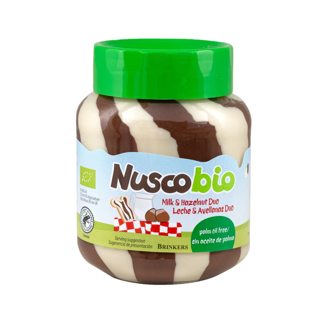 Organic Nuscobio Milk & Hazelnut Spread