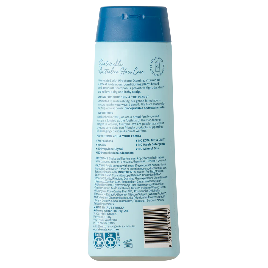 OC Naturals Anti Dandruff Conditioning Shampoo 400ml