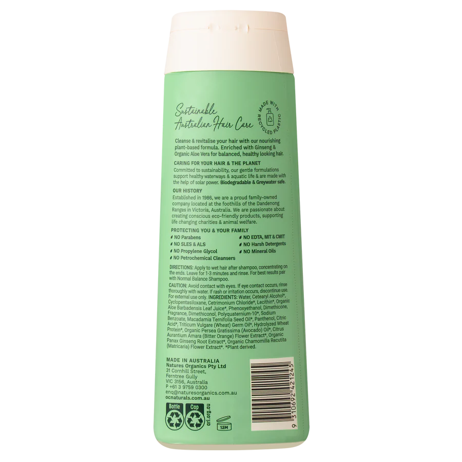 OC Naturals Normal Balance Conditioner 400ml
