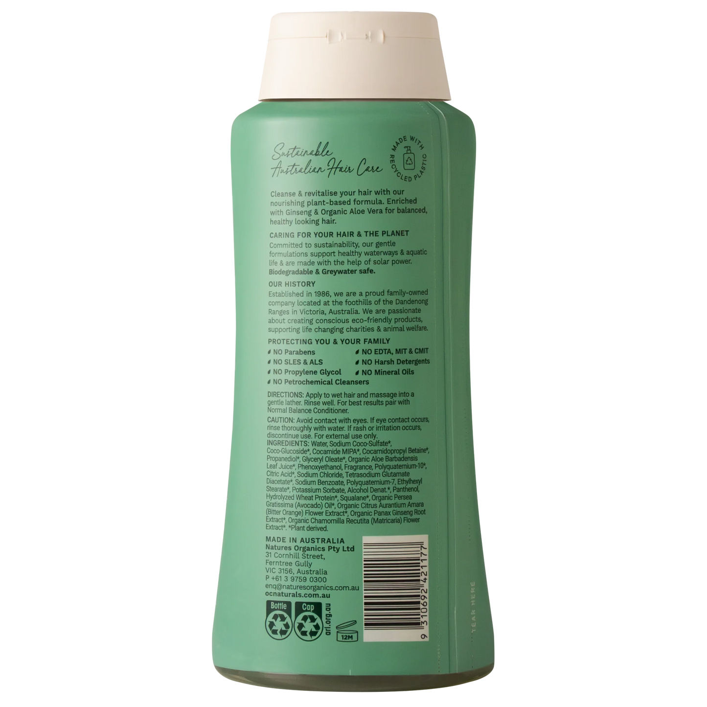 OC Naturals Normal Balance Shampoo 725ml