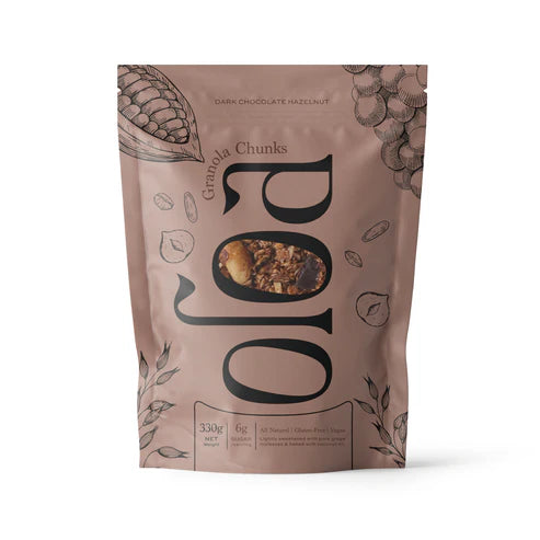 Oloa Granola Dark Chocolate Hazelnut Chunks - 320g
