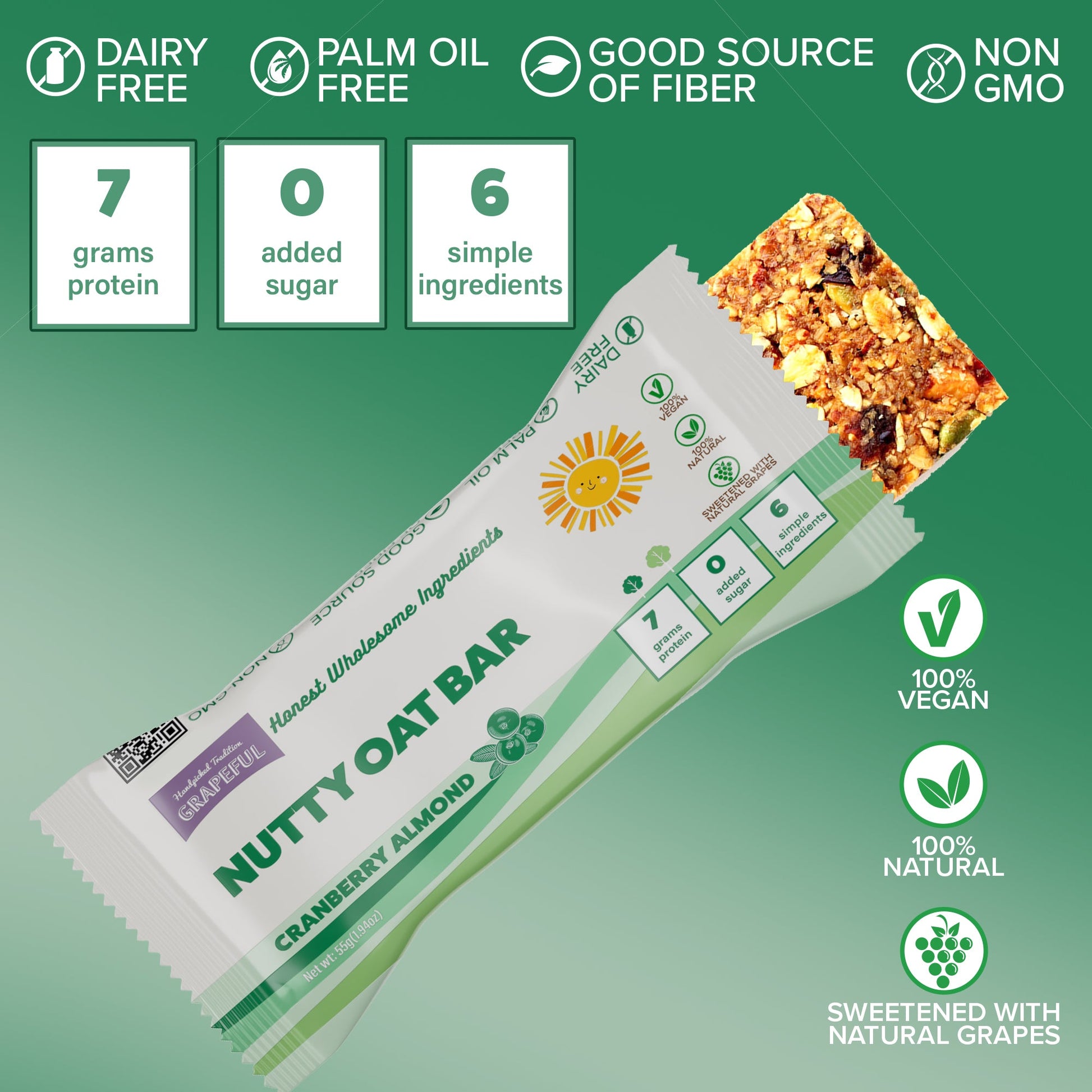 Grapeful Nutty Oat Cranberry Almond