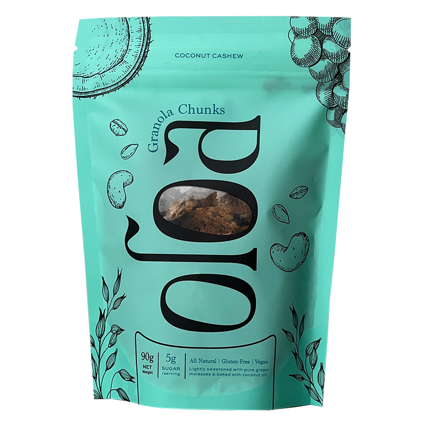 Oloa Coconut Cashew Granola Chunks