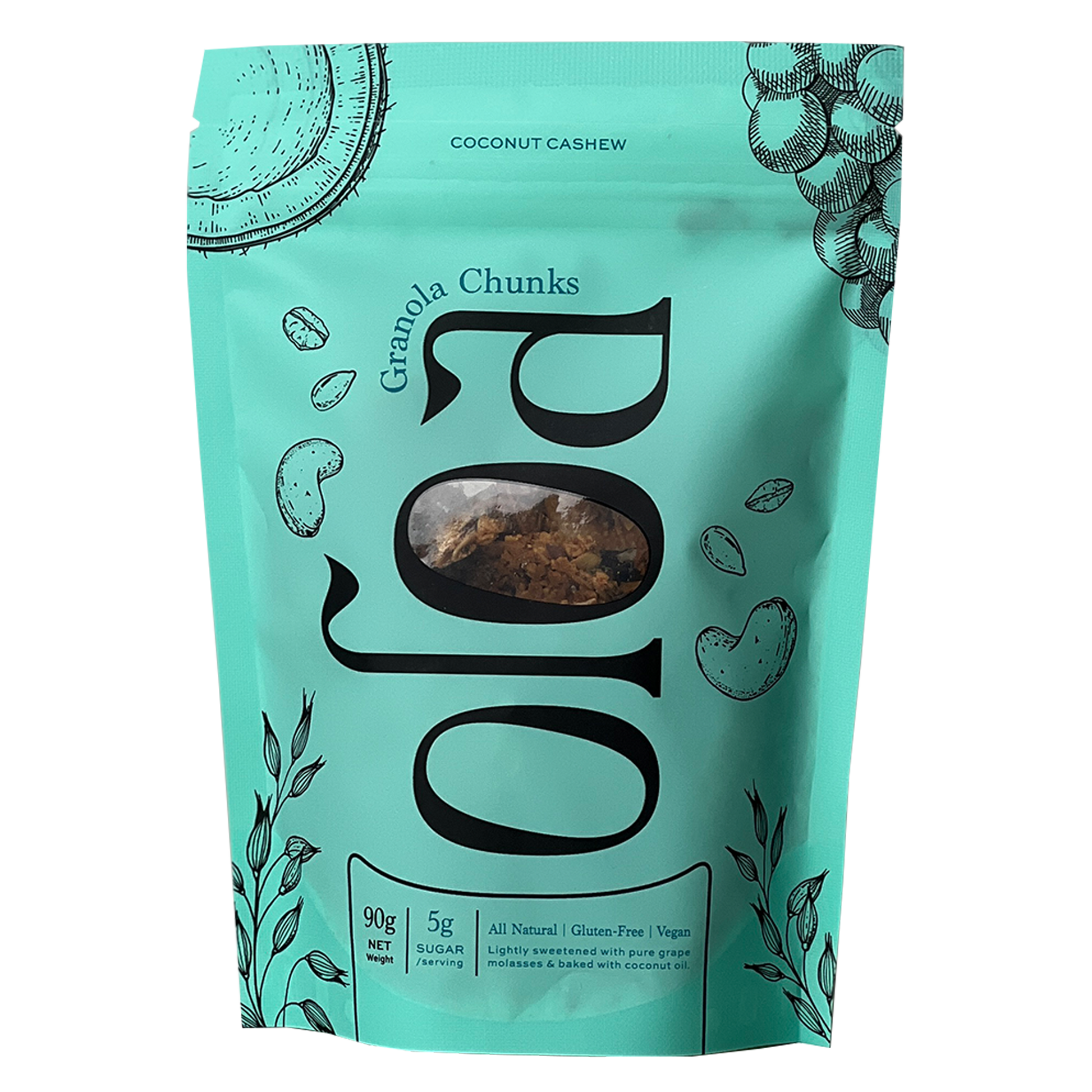 Oloa Coconut Cashew Granola Chunks