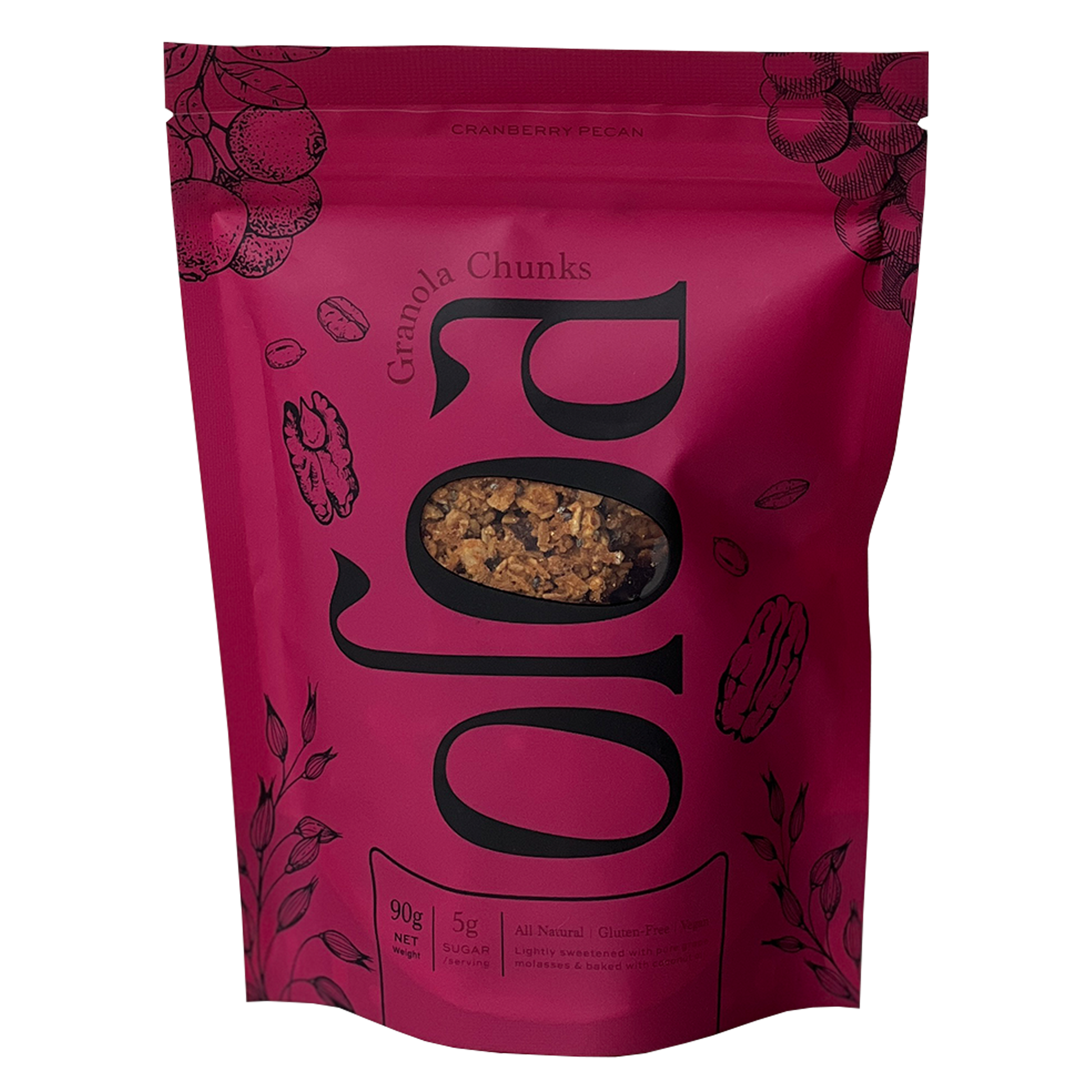 Oloa Cranberry Pecan Granola Chunks