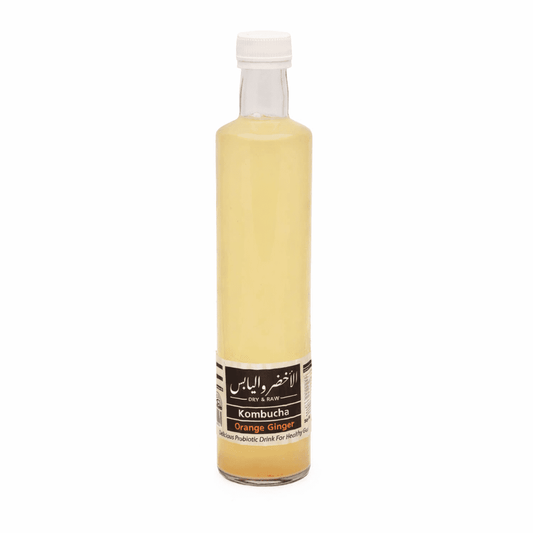 Dry & Raw - Kombucha Green Tea – Orange & Ginger 500 ml