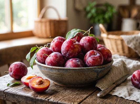 Organic Red Plums - خوخ أحمر عضوي (Pre-Order)