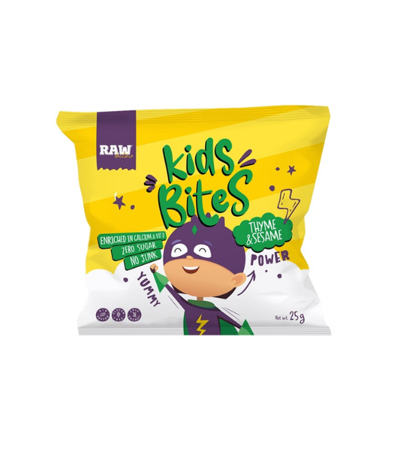 Kids Raw Bites Thyme & Sesame 25G