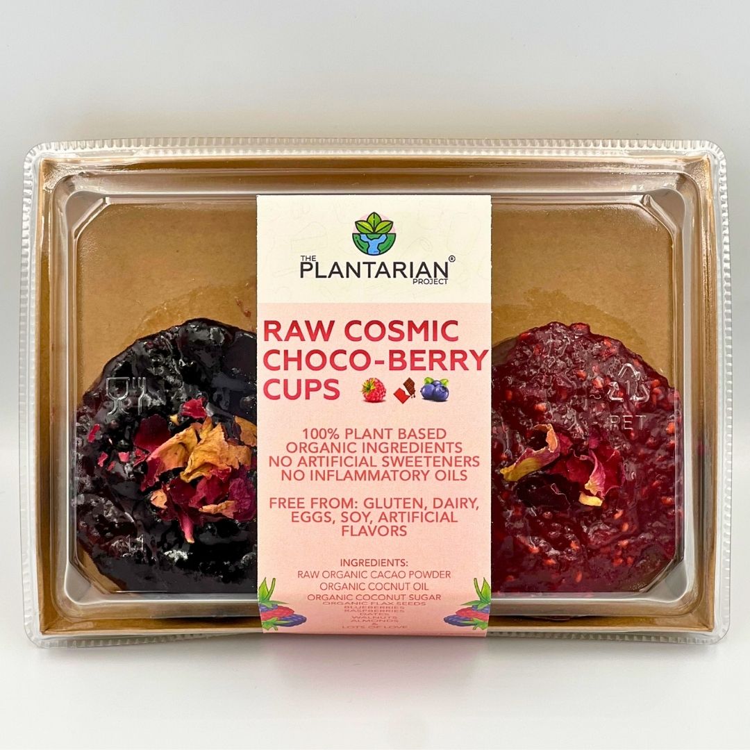 The Plantarian Project - Raw Cosmic Choco-Berry Cups